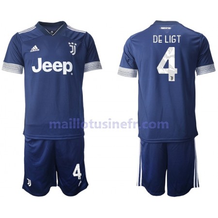 Maillot de Foot Juventus Matthijs de Ligt 4 Extérieur 2020-21 - Enfant